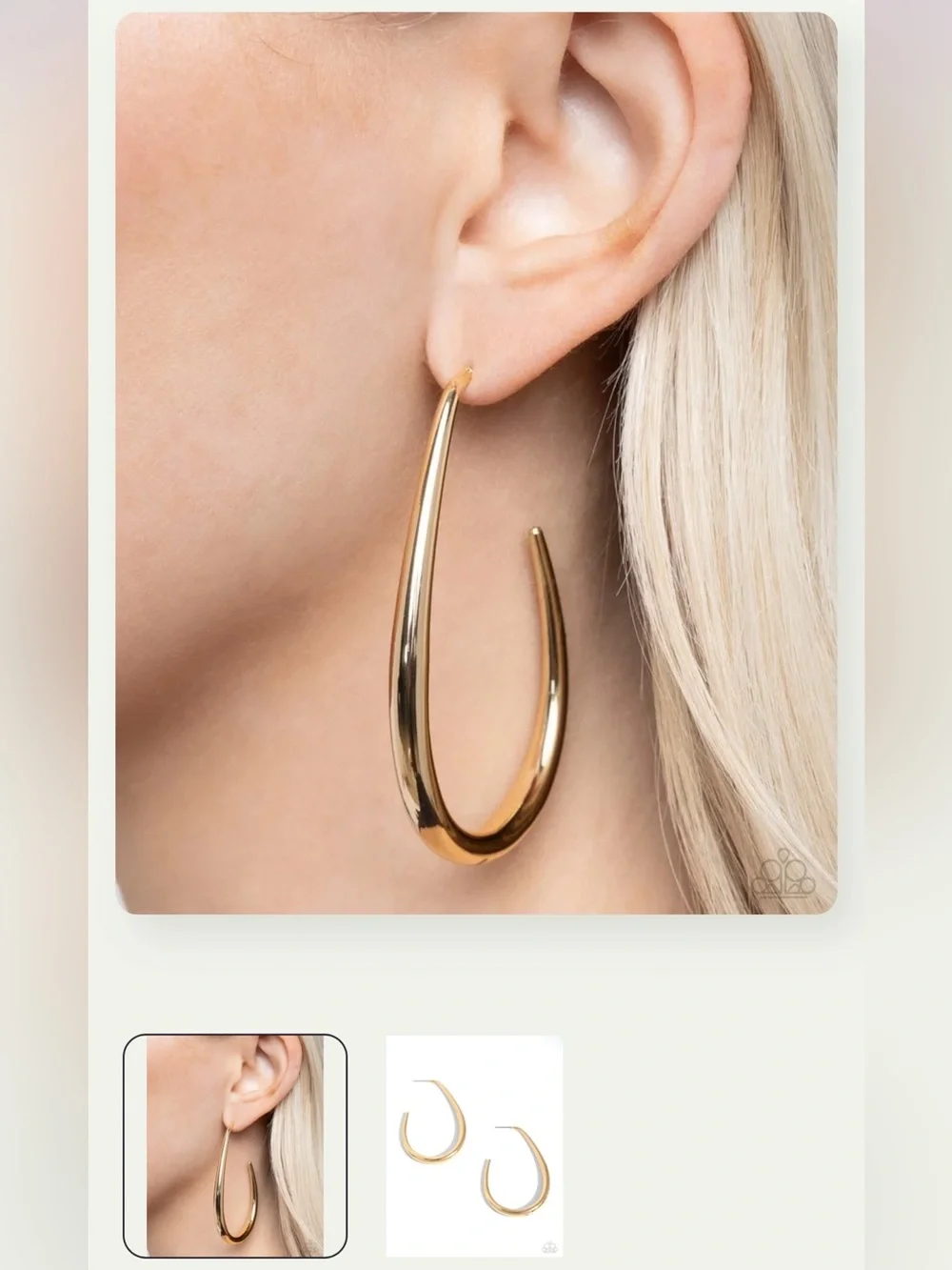 🌟🌟🌟 “EXCLUSIVE ELEMENT” GOLD HOOP EARRINGS ~ PAPARAZZI❗️ 🌟🌟🌟